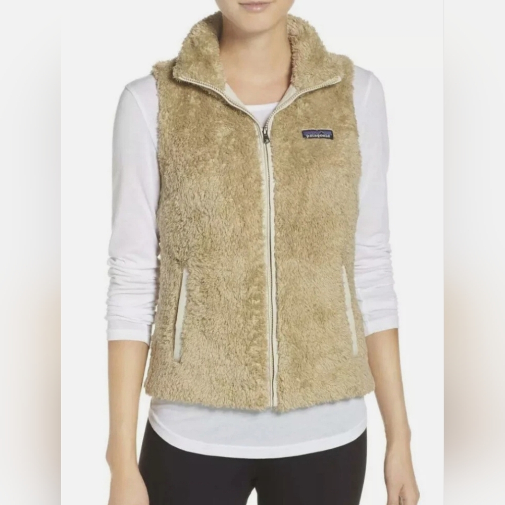 Patagonia Women's Tan Fleece Vest